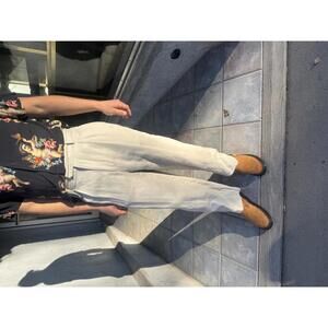 Reunion Pleated Front 33/30 Beige Linen Dress Pants